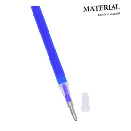 Operitacx Pack of 100 Heat Erasable Fabric Refills ABS Sewing Marking Pen Refills Liquid Blue Ironing Pens Disappearing Pen Refills Warming Fabric Marker Pen