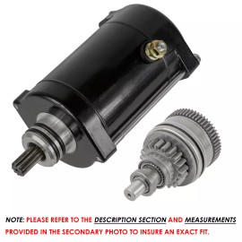 Caltric Starter & Drive for Kawasaki 650 Ts X2 Sx Sc 650Sx Jetski