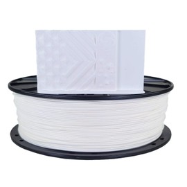 3D Fuel Standard PLA+ 3D Printing Filament, Made in USA with Dimensional Accuracy +/- 0.02mm, 1kg 1.75mm Spool (2.2 lbs) in Snow White