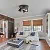 SEEBLEN 3-Light Industrial Directional Track Lighting, Adjustable Round Ceiling Spotlight,