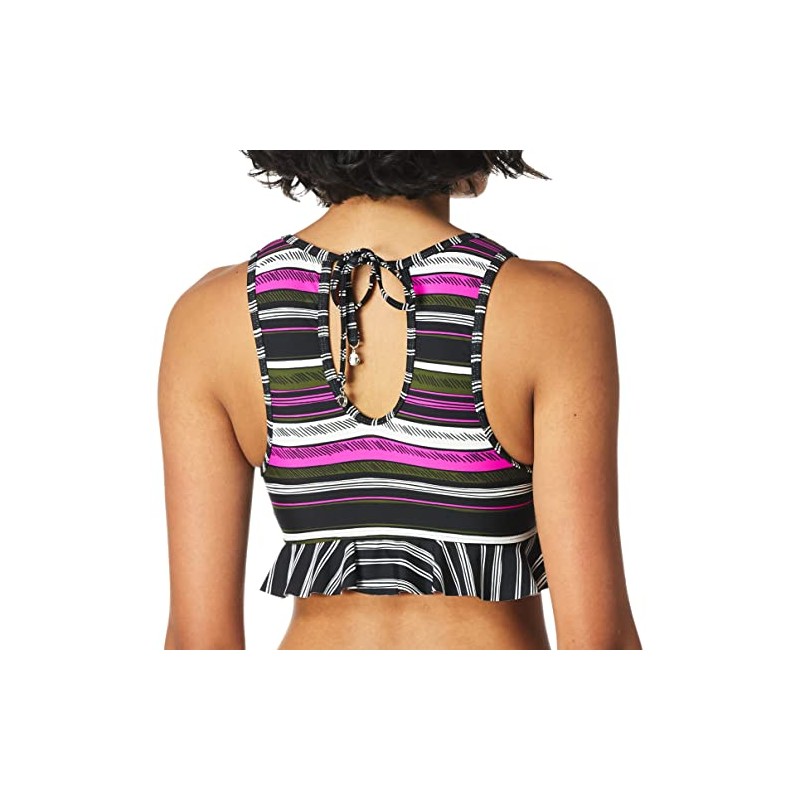 Anne Cole - Bikini de Cuello Alto para Mujer, Sketchbook