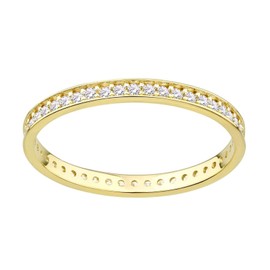 Old English Jewellers 9ct Yellow Gold 0.33ct Full Eternity Wedding Ring size J K L M N O P Q R S (J)