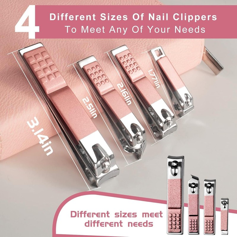 Zurligi 30 in 1 Manicure Kit Nail Clipper Pedicure Tools,