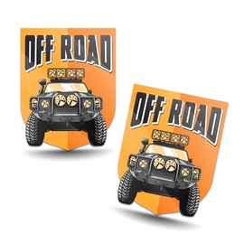 SkinoEu 2 x Car Sticker Wind Rose Sticker for Camper, Motorhome, Caravan, Vehicles Bodywork - Offroad Sticker 4WD Sticker Adventure Vinyl Stickers B 24