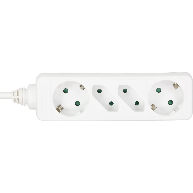 InLine 16441W Power Strip 6 Sockets 6 x Protective Contacts