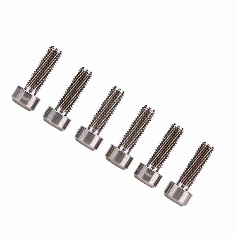 6pcs set M5*16mm Titanium Alloy Bike Fixed Stem Bolts For