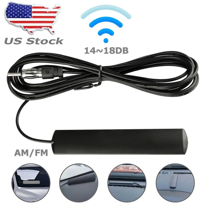 Ameribox Car Interior Hidden Amplified Antenna Electronic Stereo AM/FM Radio