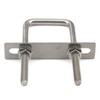 M8x85x120mm 304 Stainless Steel Square U Bolts with Hex Nuts