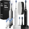 AquaSonic DUO - Dual Handle Ultra Whitening Electric ToothBrushes -