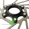 Bike Disc Brake Rotor 160mm Central Lock Hollow Design Disc