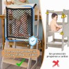 Red de seguridad para torre de aprendizaje para niños pequeños,