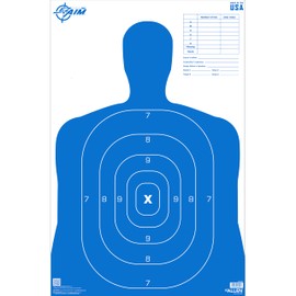 EZ-Aim B27 Silhouette Paper Shooting Target, 23 x 35, 50-Pack