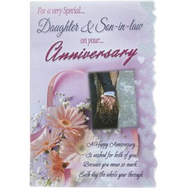 For A Very Special Daughter And son in Law On Your Anniversary Card Lovely Verse