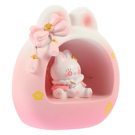 VICASKY Bunny Night Light Cute Cartoon Night Lamp for Boy Girl Bedroom Dimmable Soft Nursing Material for Nursery Decor Happy Bunny Design