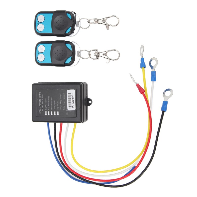 Wireless Winch Remote Control Kit 434MHz DC12V 24V 50ft Range