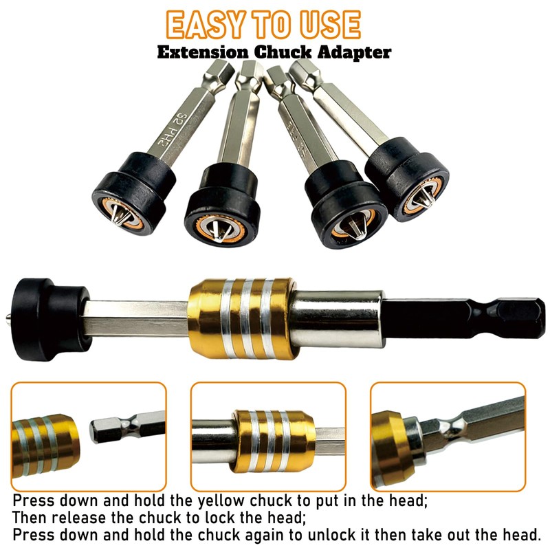Drywall Drill Bit PH2 Drywall Screw Bit with 2 inch