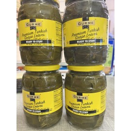 Gurme212 Gurme Premium Grape Leaves Ready to Make Stuffed Grape Leaves Lot Of 4