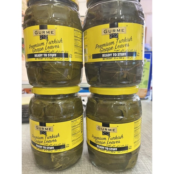 Gurme212 Gurme Premium Grape Leaves Ready to Make Stuffed Grape
