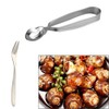 2pcs Stainless Steel Escargot Snail Tong and Snail Fork for