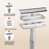 Gearhub Double Edge Safety Razor Stainless Steel Metal Reusable Wet