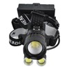 XHP160 Strong Headlight USB Charging Adjustable Waterproof Head Mounted Telescopic