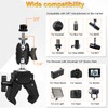 Mic Crab Clamp Microphone Mount, Desk Pipe Pole Clamp Mic