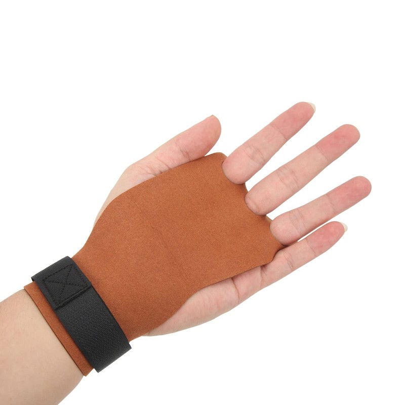 Gymnastics Palm Protectors, 2pcs Gymnastics Hand Grips Imitation Leather Three