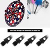 EMSea 12PCS Dart Shafts with Rubber O-Rings 45mm Standard 2BA