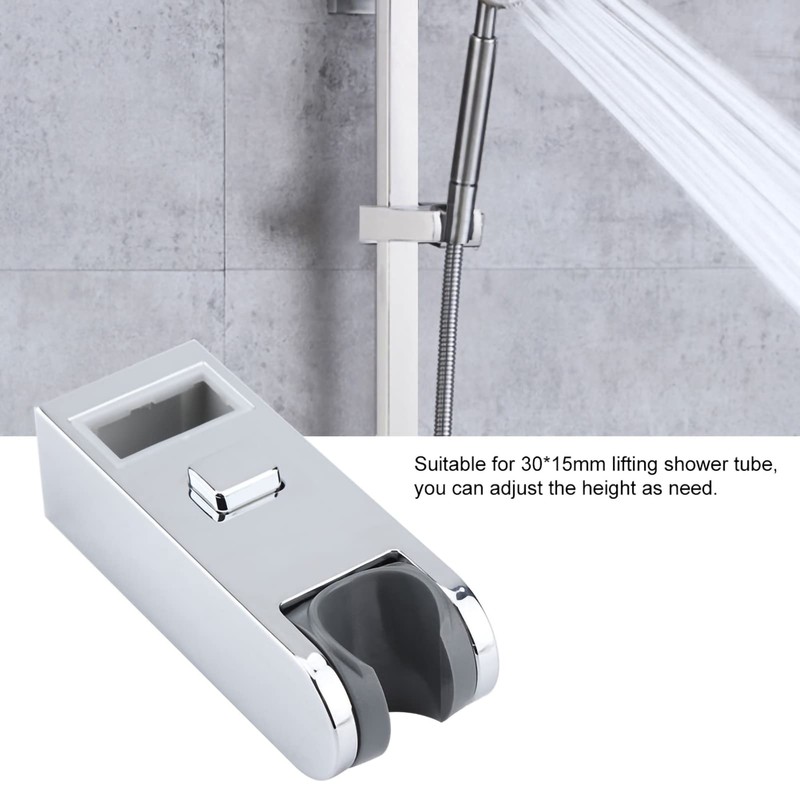 ABS Chromeplated Shower Slider Bar Rail Holder Stand, Suitable for