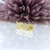 Wishrocks "XO" Stud Earrings With Push Back Minimalist Jewelry For