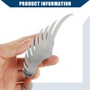 Hihaha Alloy Angel Wings Badge Stickers/Outer for Car Motorcycle/Durable/Silver Tone