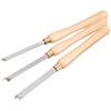 Shop Fox D3786 Lathe Ring Chisel Set, 3-Piece