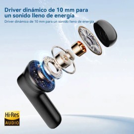 Auriculares Bluetooth Keluona H895b Inalámbricos In-ear Con Sonido Estéreo Y Pantalla De Carga Led Negro