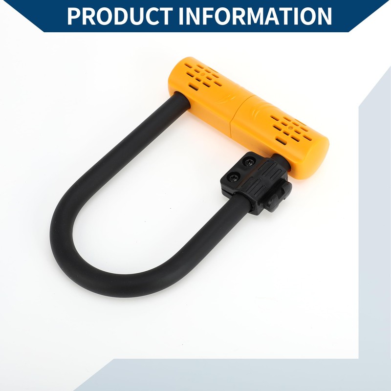 Hihaha Bicycle Lock with Lock Frame for Mountain Bike Road