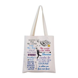 MNIGIU Newsies Tote Bag Newsies Musical Tote Newsies Musical Merch Newsies Musical Quote (Newsies Quote tote)