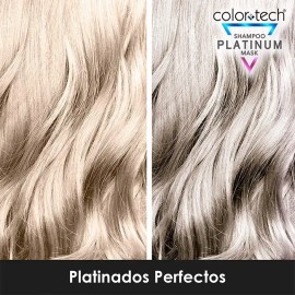 Kit Color tech Platinum Shampoo y Mascarilla Matizador 300 ml