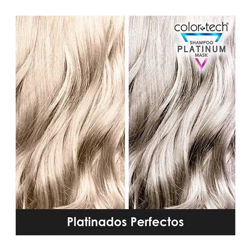 Kit Color tech Platinum Shampoo y Mascarilla Matizador 300 ml