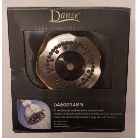 Danze D460014BN Lot of 2 Brushed Nickel 2.5gpm Shower Head multi function spray