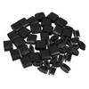IWOWHERO Furniture Leg Socks 50pcs Chair Leg Floor Protectors Soft