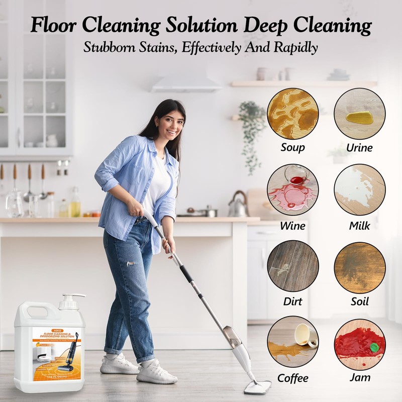 5L Floor Cleaning Solution,Floor Cleaner for Mopping with Tineco,Deep Cleaning