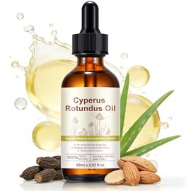 Cyperus Rotundus Oil, Cyperus Rotundus Oil for Hair Removal, Reduces Unwanted Hair Growth, Moisturising Soothing Skin, Shrink Pores, for All Skin Types (1, 60 ml)