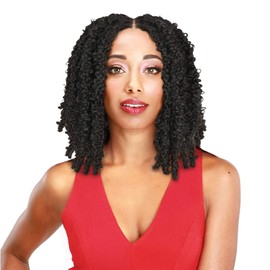 Zury Synthetic Knotless Braid Lace Front Wig - DIVA LACE BOMB BUTTERFLY LOC (4 Medium Brown)