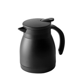 BLKP Pearl Metal AZ-5017 Tabletop Pot Table Pot 0.5L 16.9 fl oz (500 ml) Limited Edition Black Stainless Steel Hot Cold Cold Retention Black