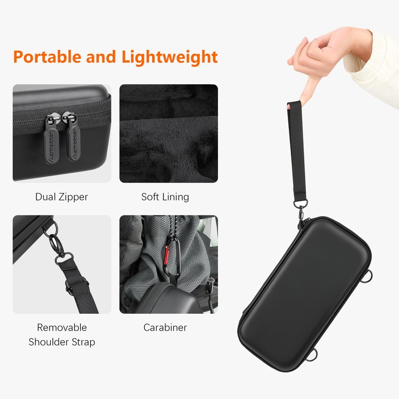 AMAZEAR Carry Case for DJI OSMO Pocket 4P, Pocket 4
