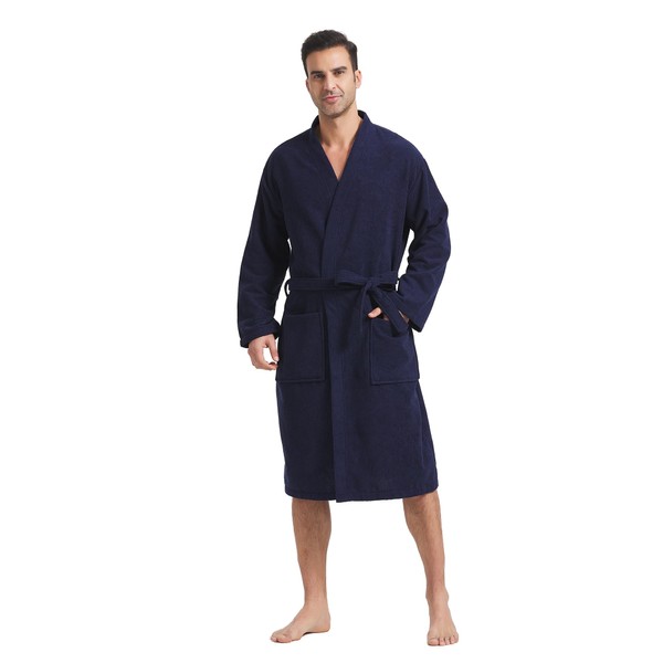 FashGudim Terry Cloth Robes for Men Big and Tall Short