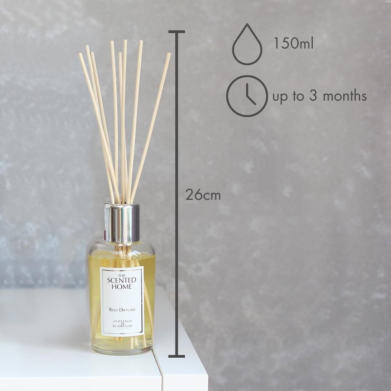 Ashleigh & Burwood Scented Home 150ml Rattanstäbchen Duft Geschenkset Jasmin