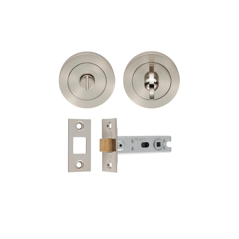 Carlisle Brass UDP/BATH30/SN Ultimate Door Privacy Pack in Satin Nickel