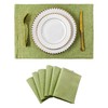 Home Brilliant Green Placemats for St Patricks Day Dinner Soft