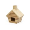 Kikkerland Miniature Log Cabin Little Cabin Wood Incense Burner