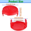 2-Pack Weed Eater Spool Cap Cover Compatible with Hyper Touch